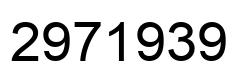 Número 2971939 imagen negro