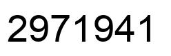 Número 2971941 imagen negro
