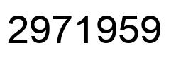 Número 2971959 imagen negro