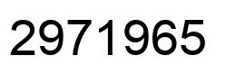 Número 2971965 imagen negro