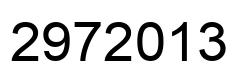 Número 2972013 imagen negro