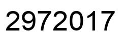 Número 2972017 imagen negro