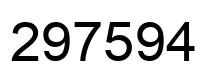 Número 297594 imagen negro