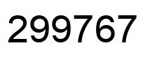 Número 299767 imagen negro