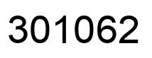 Number 301062 black image