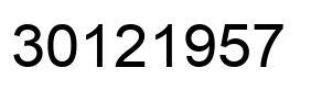 Número 30121957 imagen negro