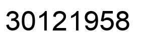 Número 30121958 imagen negro