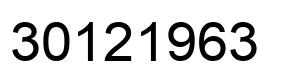 Número 30121963 imagen negro