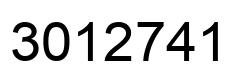 Número 3012741 imagen negro