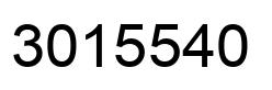 Número 3015540 imagen negro
