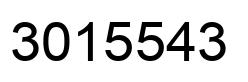 Número 3015543 imagen negro