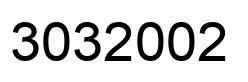 Número 3032002 imagen negro