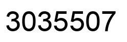 Number 3035507 black image