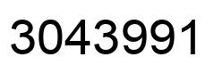 Número 3043991 imagen negro