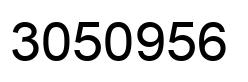 Número 3050956 imagen negro