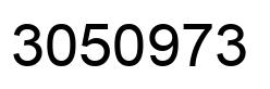 Number 3050973 black image