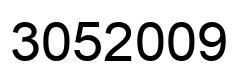 Número 3052009 imagen negro