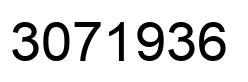 Number 3071936 black image