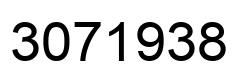 Number 3071938 black image
