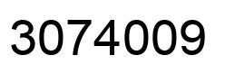 Number 3074009 black image