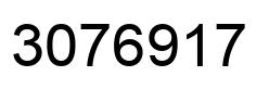 Número 3076917 imagen negro