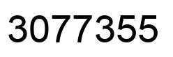 Number 3077355 black image
