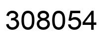 Número 308054 imagen negro