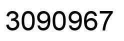 Number 3090967 black image