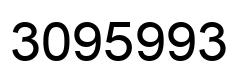 Number 3095993 black image