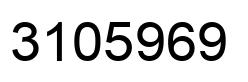 Number 3105969 black image