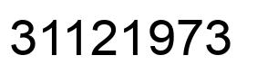 Número 31121973 imagen negro