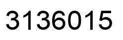 Número 3136015 imagen negro