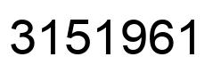 Número 3151961 imagen negro