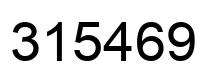 Número 315469 imagen negro