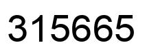 Número 315665 imagen negro