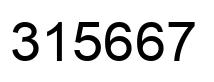 Número 315667 imagen negro