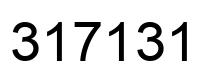 Número 317131 imagen negro