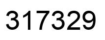 Número 317329 imagen negro