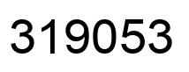 Número 319053 imagen negro