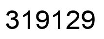 Number 319129 black image
