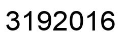 Number 3192016 black image