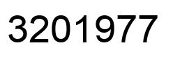 Number 3201977 black image
