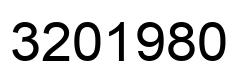 Number 3201980 black image