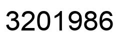 Number 3201986 black image