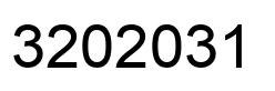 Number 3202031 black image