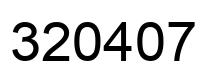 Número 320407 imagen negro