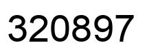 Número 320897 imagen negro