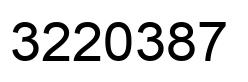 Número 3220387 imagen negro