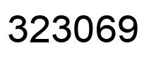 Número 323069 imagen negro