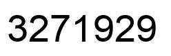 Number 3271929 black image